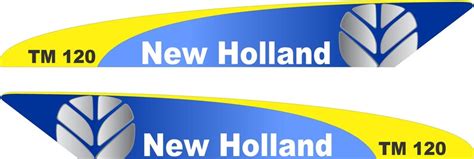 new holland equipment decal